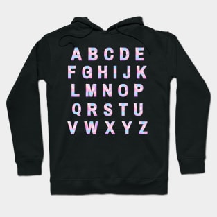 Pastel Galaxy Alphabet Hoodie